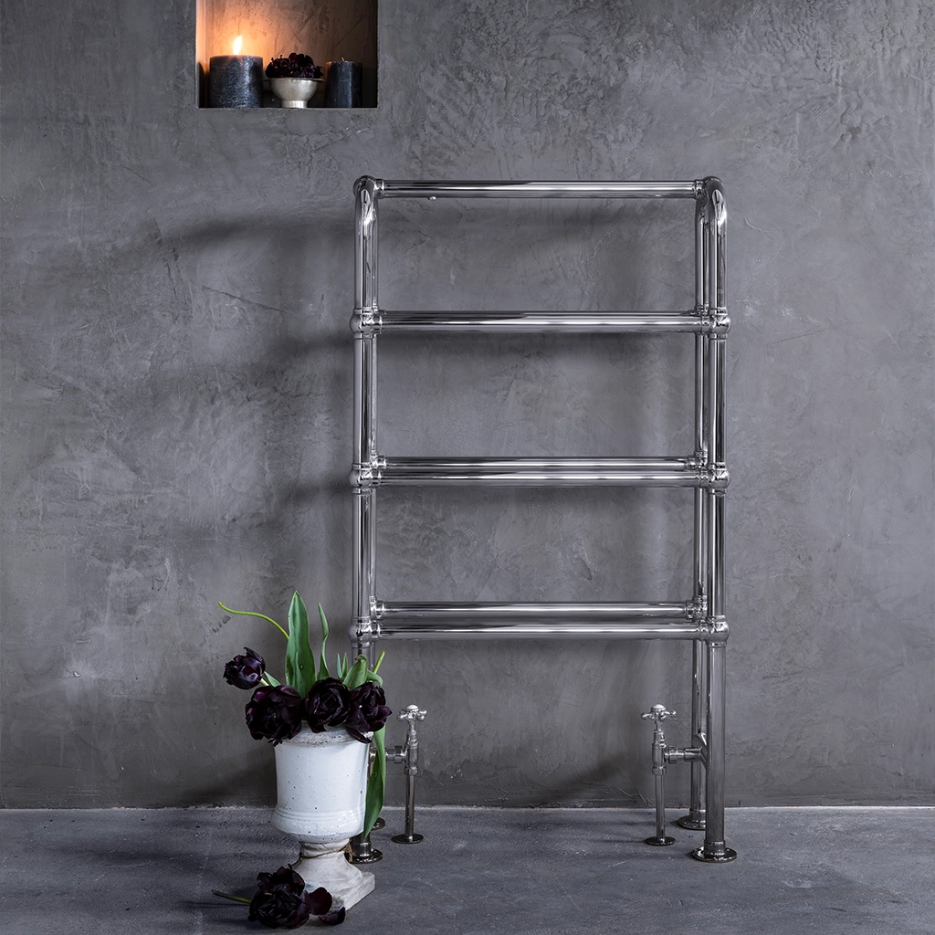 Sleek and functional, with chic, elegant curves, The Original Arched Ladder Towel Rail is a must for modern bathrooms that need a little warmth – and a lot of linen storage.