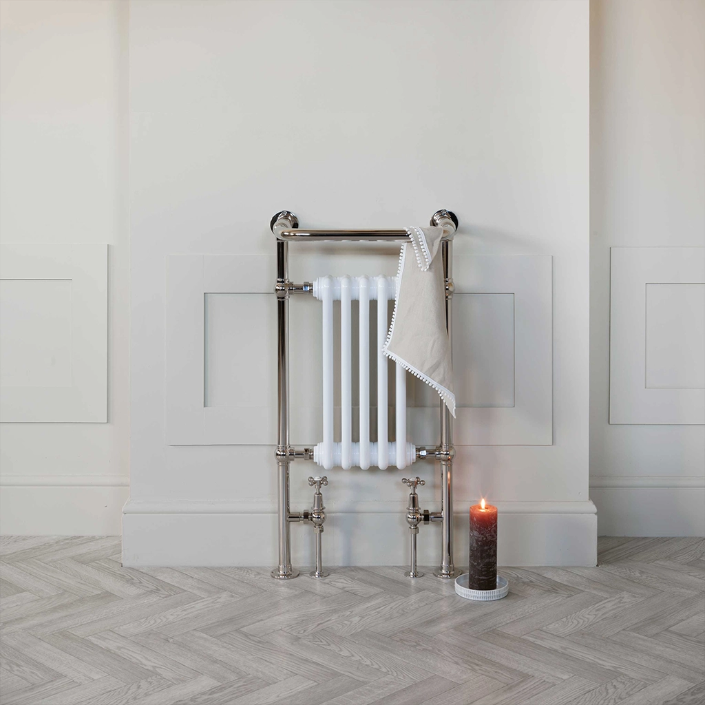 Chic, compact, practical. The Original Cloakroom Radiator unites style and functionality with traditional appeal to form a unique heated towel rail radiator that stands the test of time.