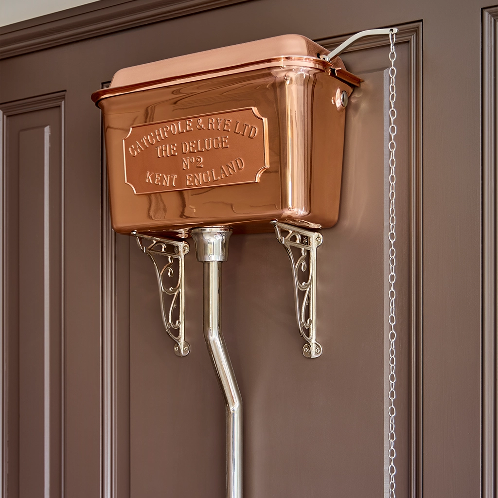 Shop The Deluge High-Level metal cistern by Catchpole & Rye. A stunning, classic design that brings timeless elegance & superior craftsmanship to your bathroom.