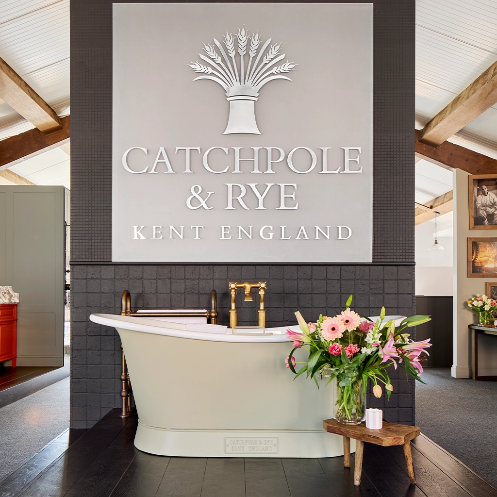 Visit our London and Kent Catchpole & Rye showrooms to experience our exquisite collection of luxury bathroom fixtures in person. Book your appointment today!